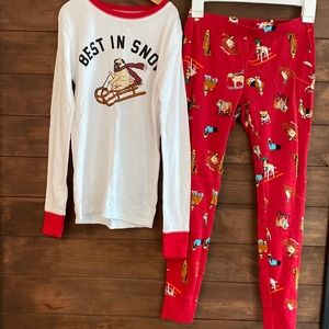 Old Navy XL(12) kids winter long sleeve pjs